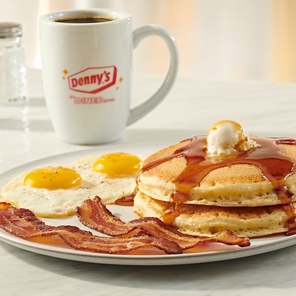 Denny’s breakfast plate